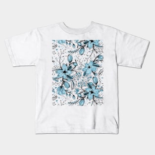 Midnight Floral Kids T-Shirt